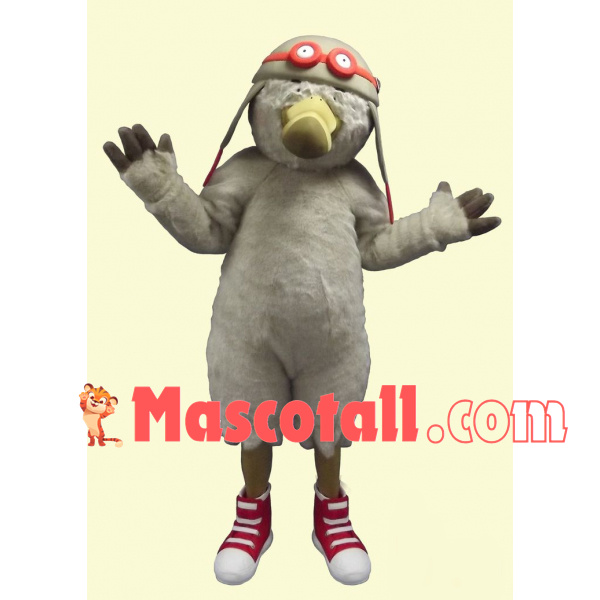 Shorthair Penguin Wearing Wind Cap Mascot Costume