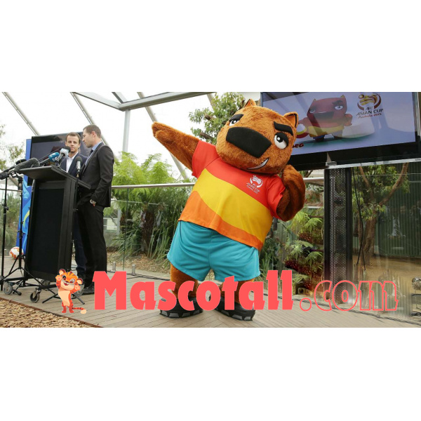 Performing Dog of The Asian Cup Mascot Costume