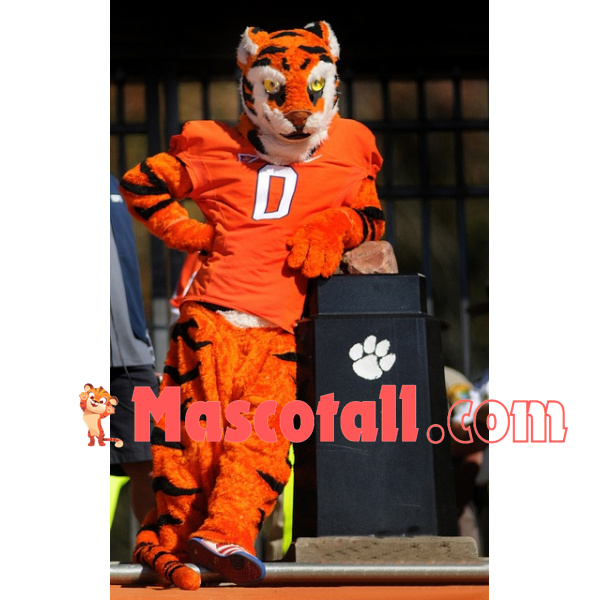 The Tiger Watching Seriously Mascot Costume