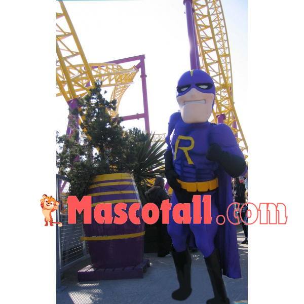 The Masked Villain Hero Mascot Adult Costume