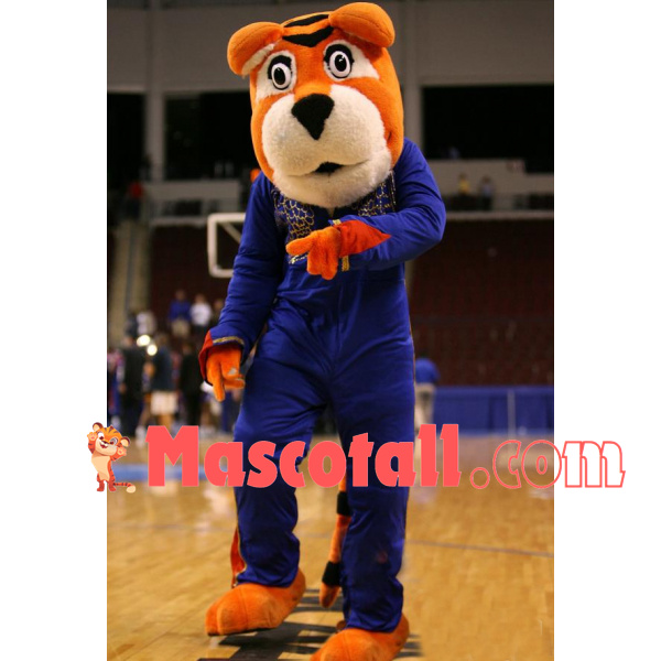 Chairman Tiger Hosting the Scene Mascot Costume