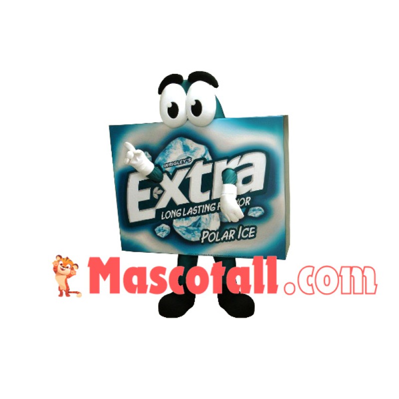 Mint Flavored Sugar-free Chewing Gum Mascot Costume