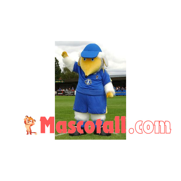 Sworn Long-haired Pointy Fox Mascot Costume