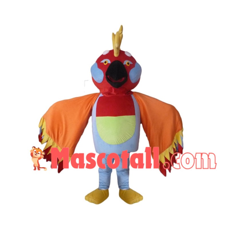 Big-winged Polychromatic Bird Mascot Costume