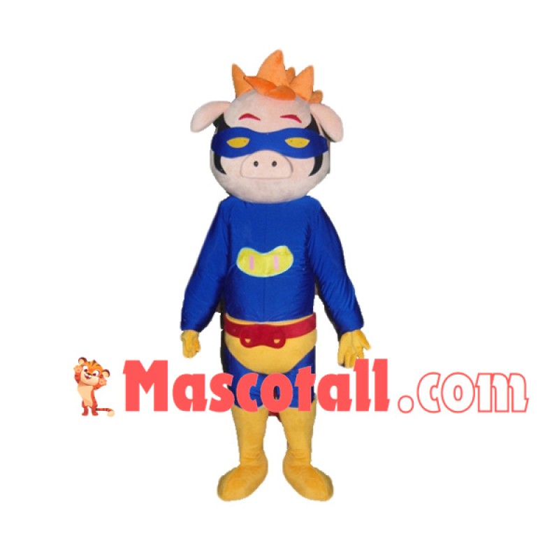 Arrogant The Muscular Super Q Mascot Costume