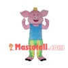 Handmade Soft Pink Pig Mascot Costume