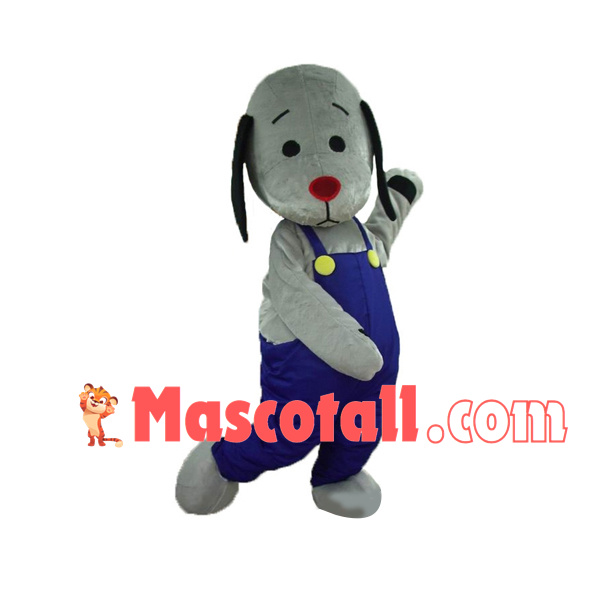 Greyhound With Drooping Ears Mascot Costume