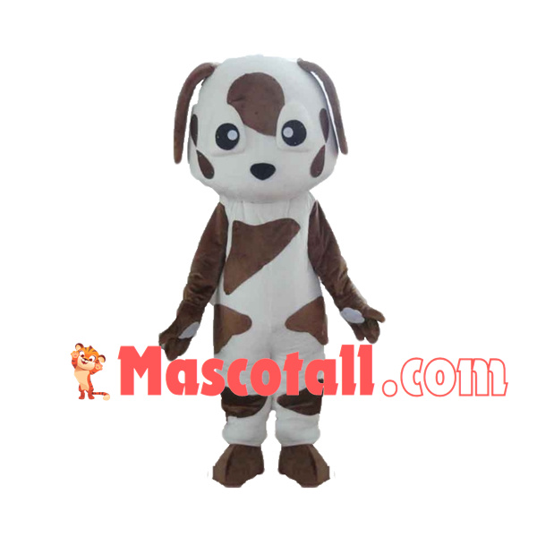Lovely Brown Dalmatian Mascot Costume