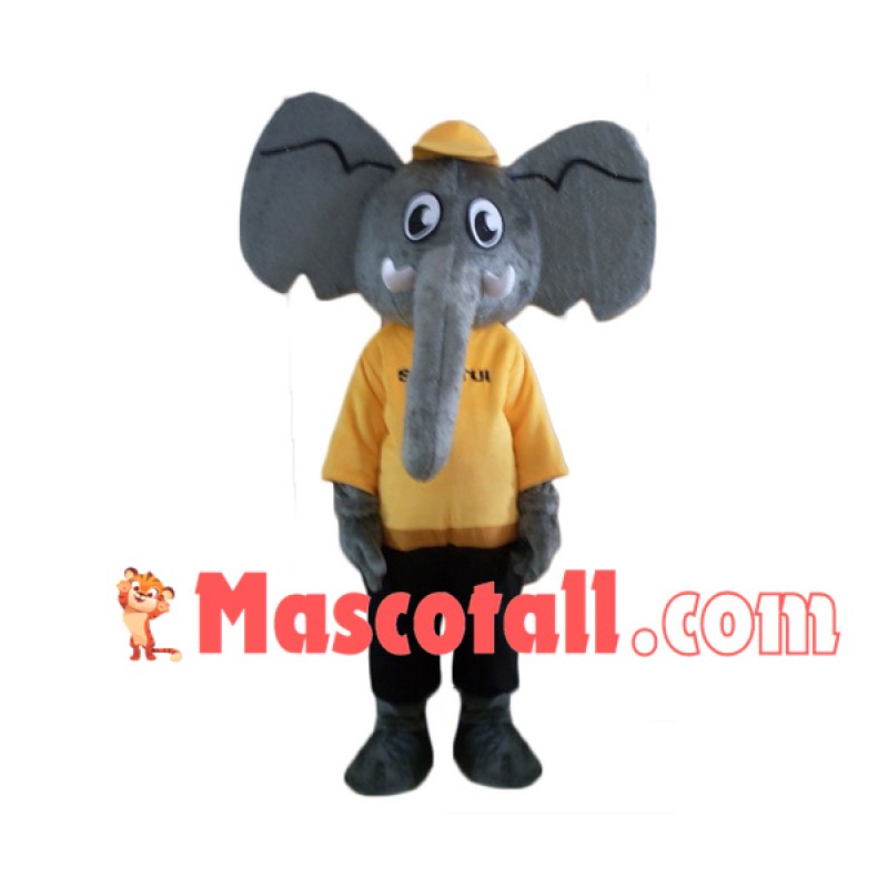 Casual Elephant Mascot Costume for Adult