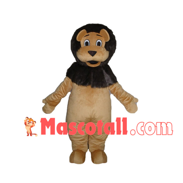 Little Lion With Thick Mane Mascot Costume