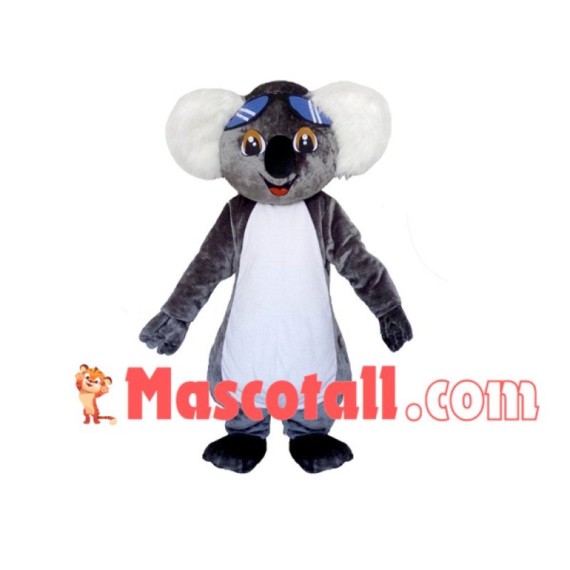 Koala With Blue Glasses Mascot Costume