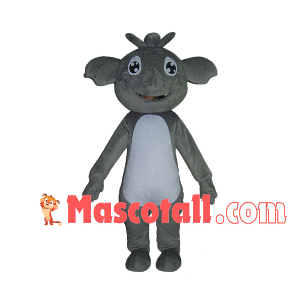 Shiny Eyes Koala With Small Ears Mascot Costume