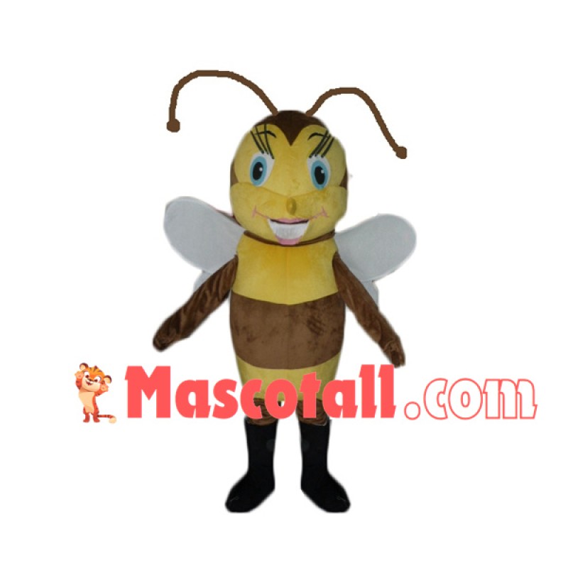 Carefree Little Bee Cartoon Mascot Costume