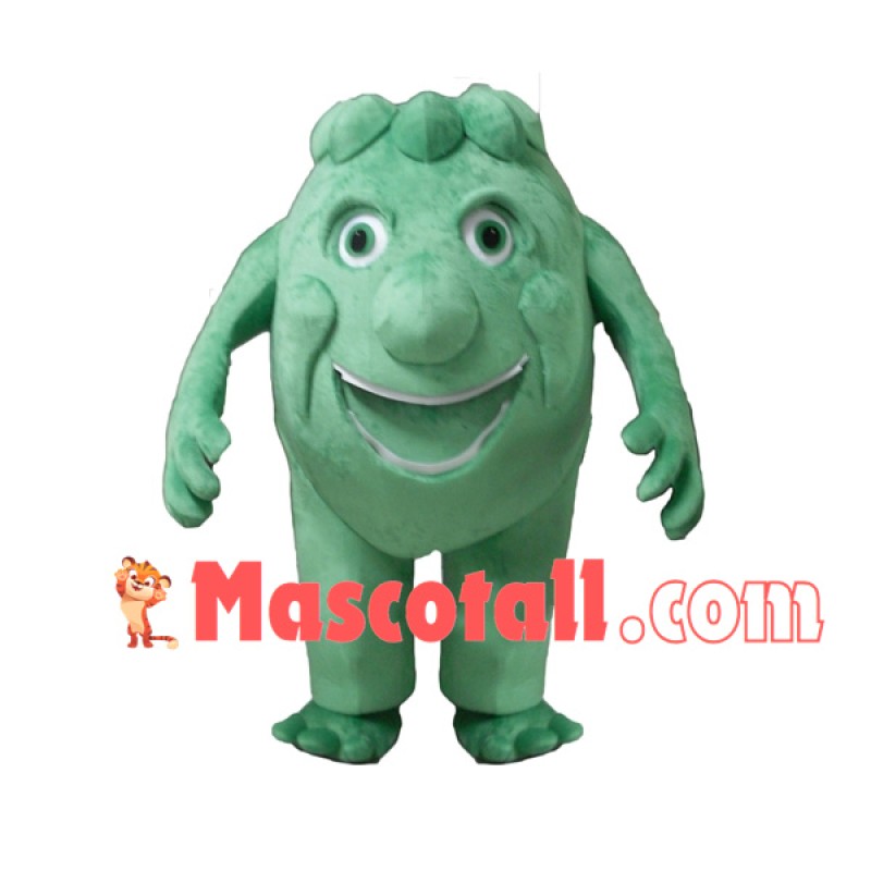All Over Green Rock Monster Mascot Costume