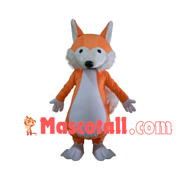 Little Orange Fox Mascot Soft Costume