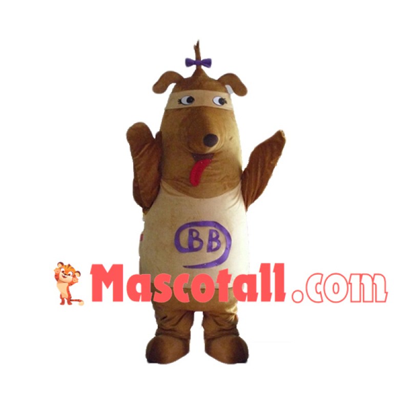 Pet Dog With Soaring Braid Mascot Costume