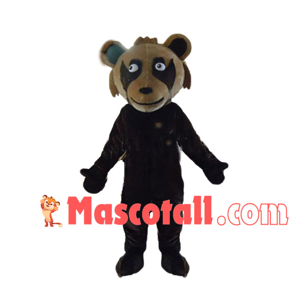 Evil Brown Bear Adult Mascot Costume