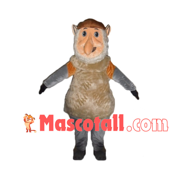 Long Nosed Dwarf Cartoon Mascot Costume