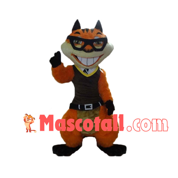 Capable Commando Tiger Mascot Costume