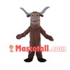 Pleased Buffalo With Power Horns Mascot Costume