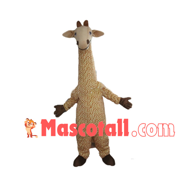 Giraffe Stretching Limbs Mascot Costume