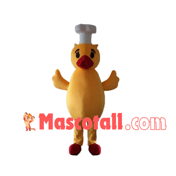 The Slim Chef Yellow Duck Mascot Costume