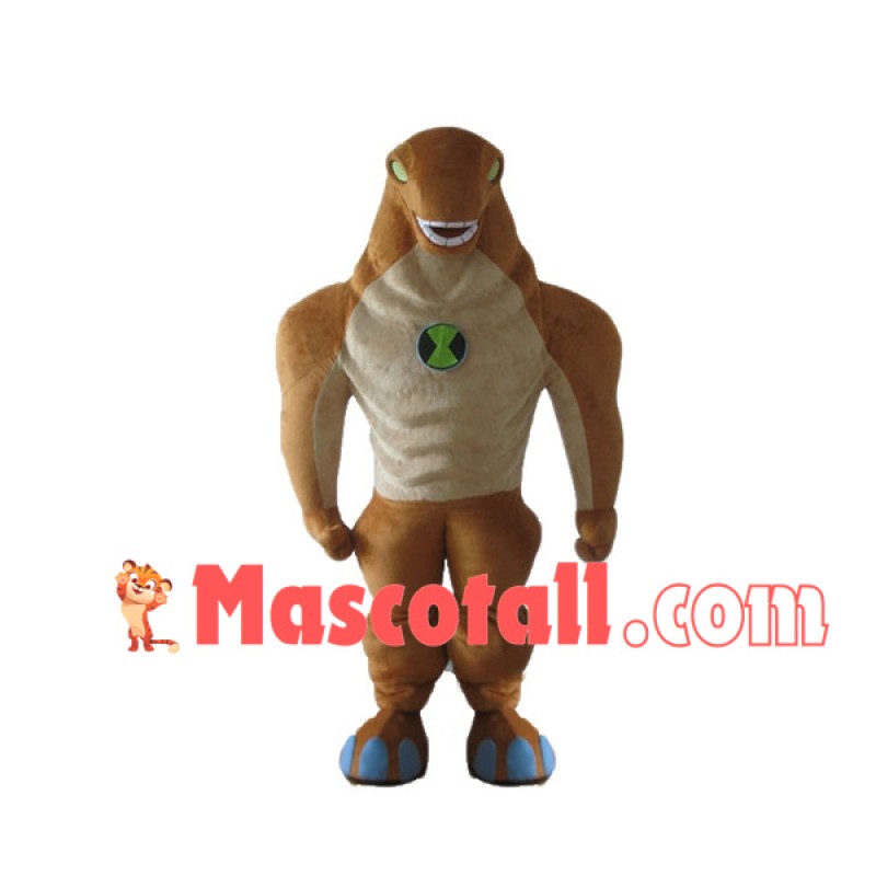 Physically Strong Horrifying Dinosaur Mascot Costume