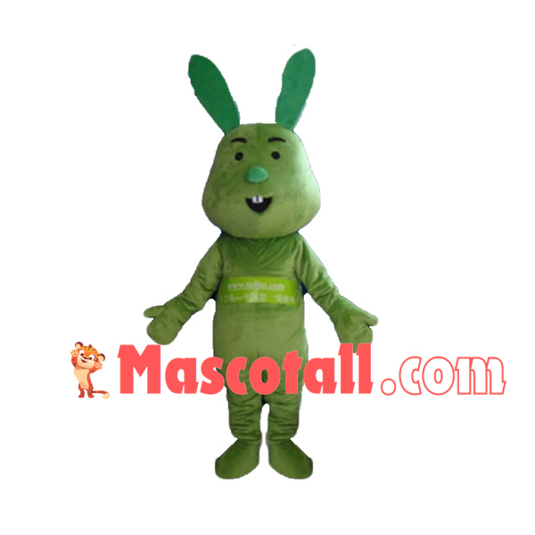 The Whole Green Rabbit Mascot Costume