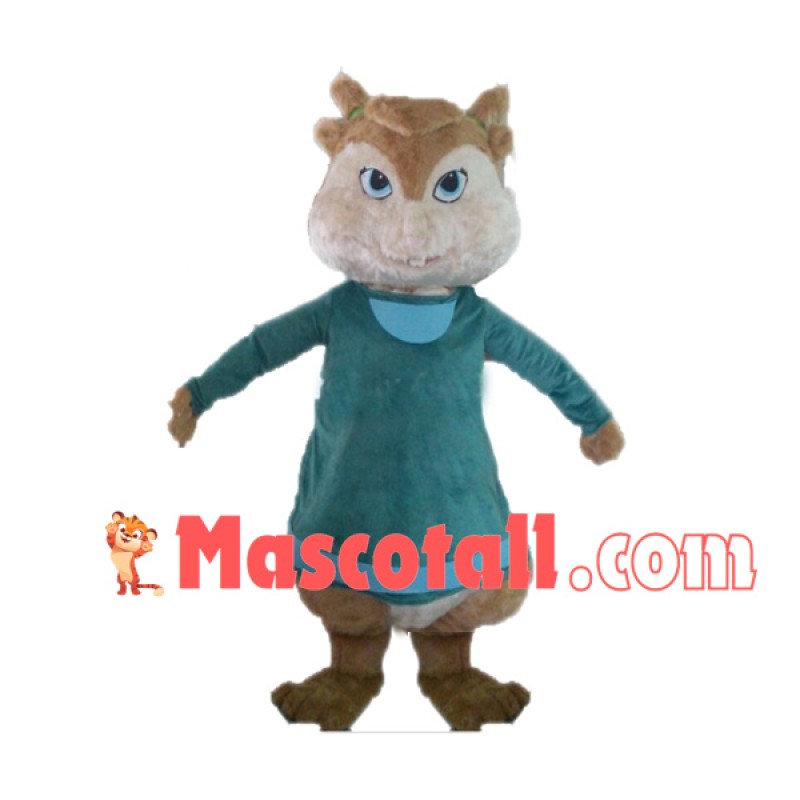 Energetic Little Chipmunk Mascot Costume