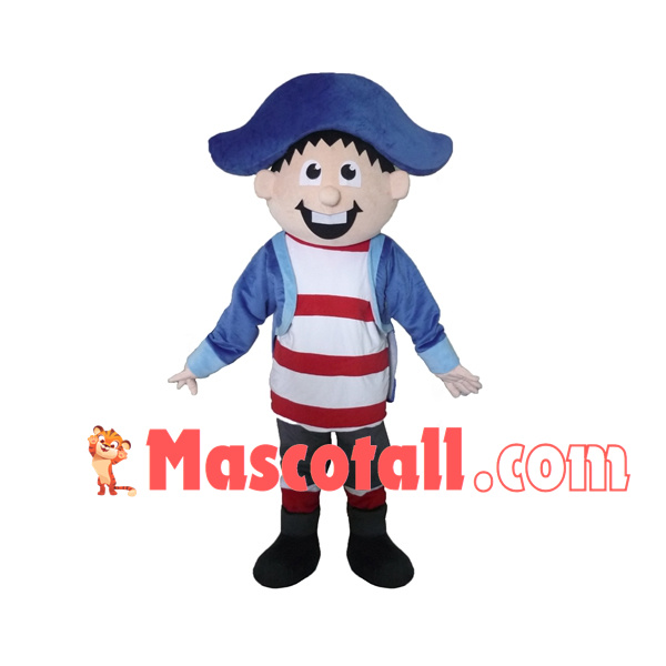 Naughty Boy In the Boat Hat Mascot Costume