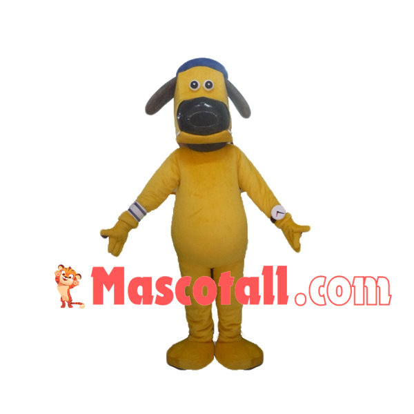 Sensible Brown Domestic Dog Mascot Costume