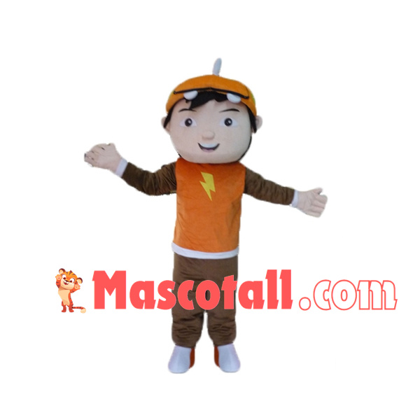 The Little Boy of Lightning Team Mascot Costume