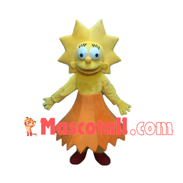 The Knowledgeable Lisa Simpson Mascot Costume