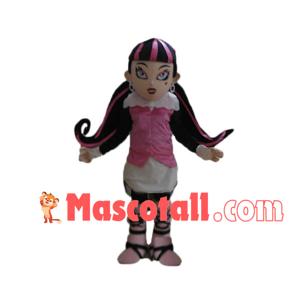 Cool Punk Vampire Girl Mascot Costume