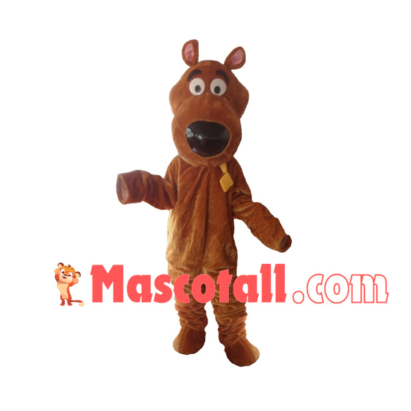 Big-nosed Dog Biting Food Mascot Costume