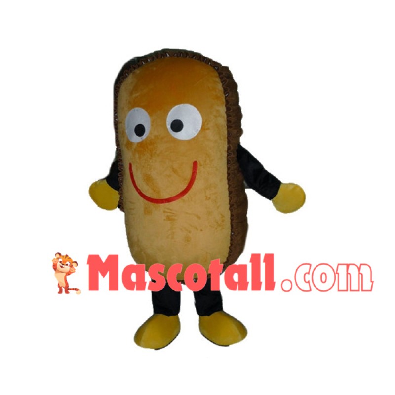 Chocolate Sandwich Bread Mascot Costume