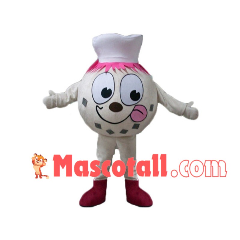 Cartoon Seaweed Rice Ball Mascot Costume