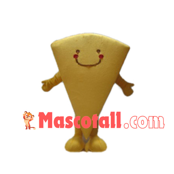 Piece of Cheesecake Cartoon Mascot Costume