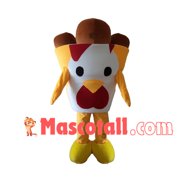 Printed Full Cup of Raw Chocolate Mascot Costume