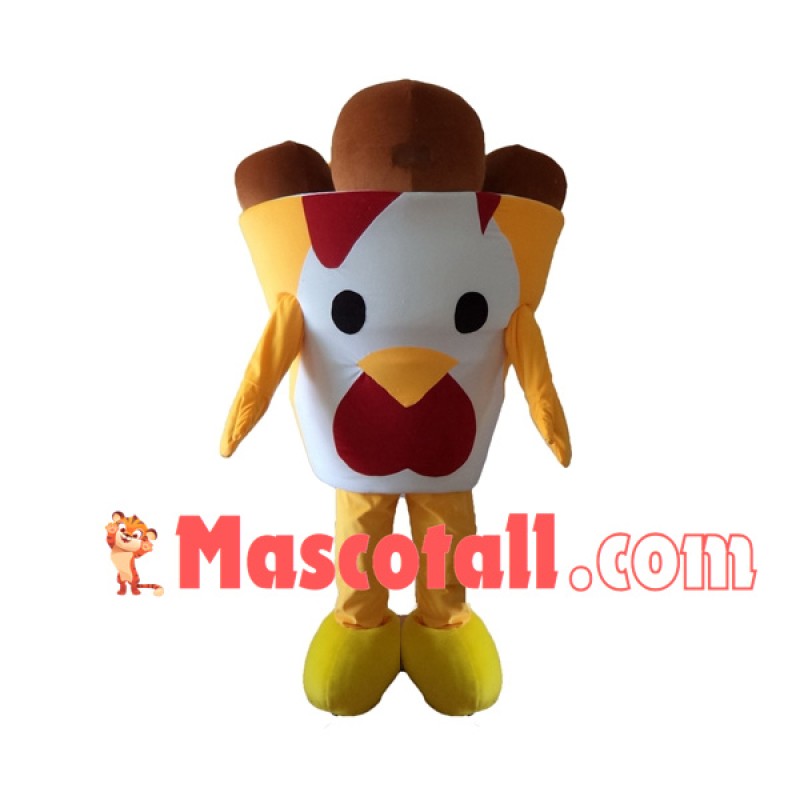 Printed Full Cup of Raw Chocolate Mascot Costume