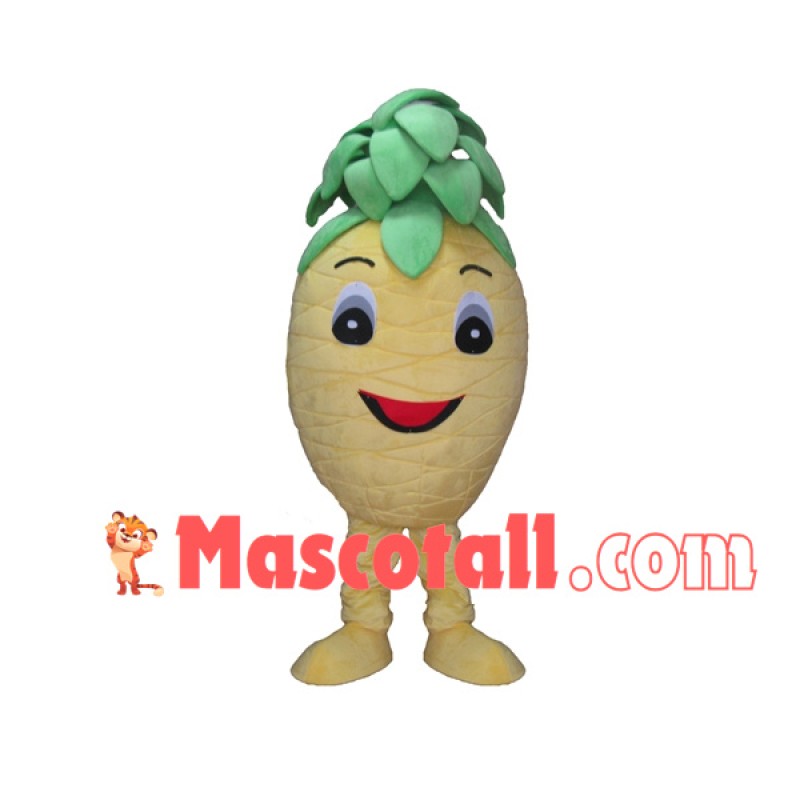 Peeled Delicious Pineapple Soft Mascot Costume