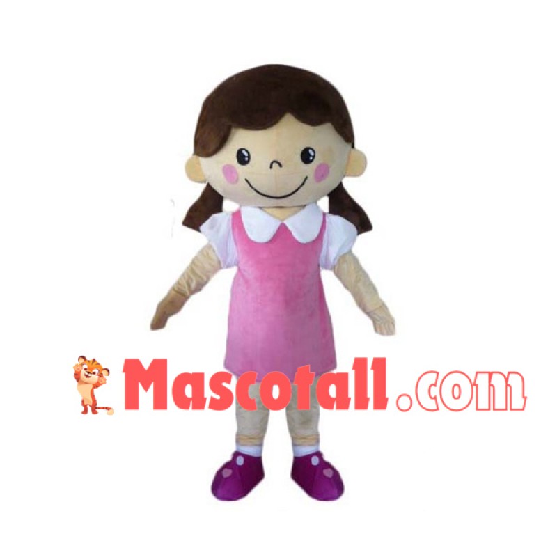 Kindergarten Children In Blouses Mascot Costume