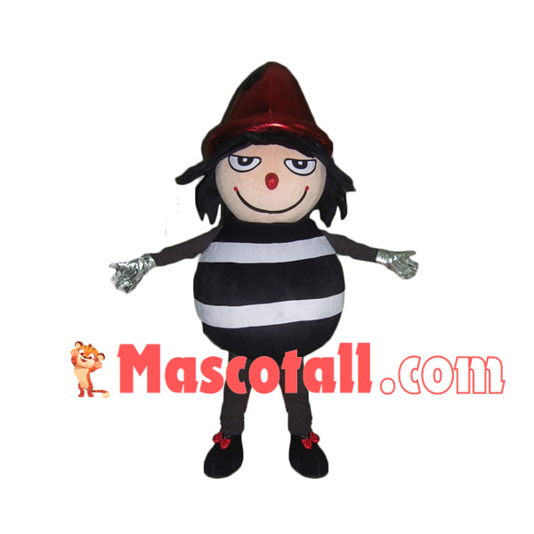 Evil Elf With Round Body Mascot Costume