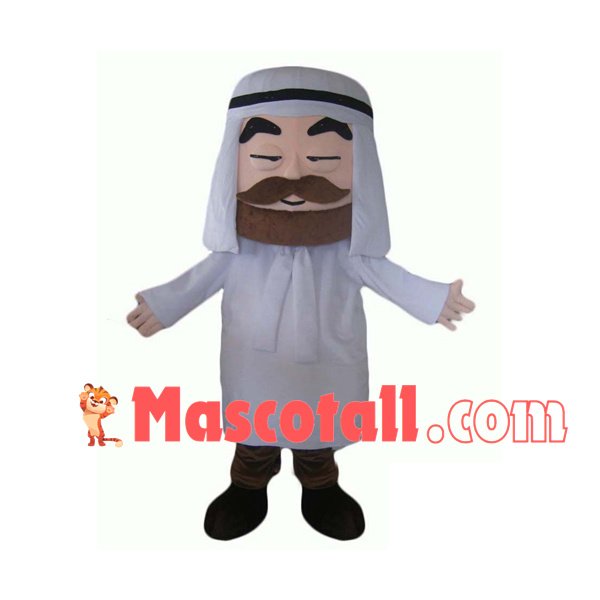 Wealthy Arab Boss Mascot Costume