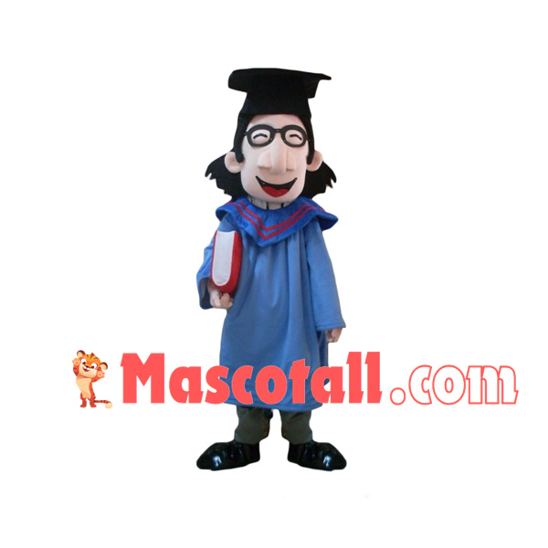 Graduate Doctoral Student Holding Dictionary Mascot Costume