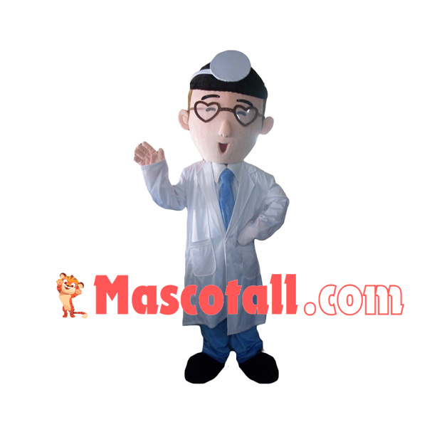 Chief Physician Under Diagnosis Mascot Costume