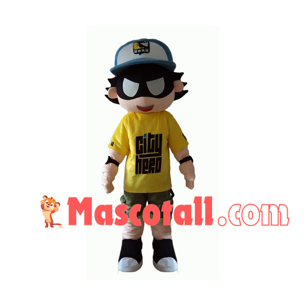 Sports Boy of The Club Mascot Costume