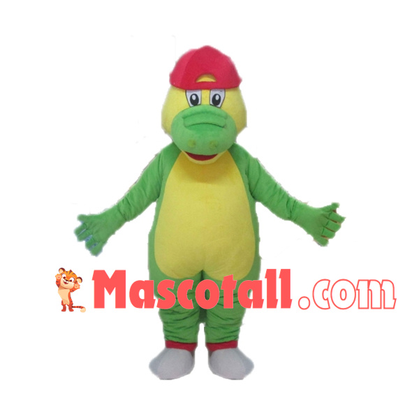 Naughty Dragon In The Cap Mascot Costume