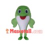 Green Baby Dolphin Cartoon Mascot Costume