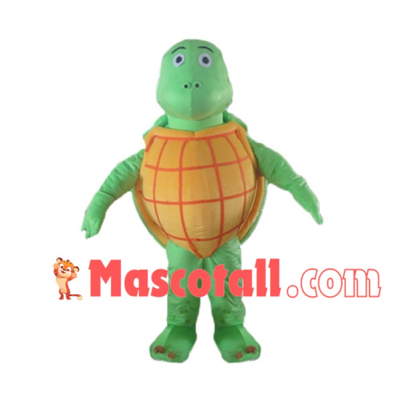 Tortoise With Round Shell Mascot Costume